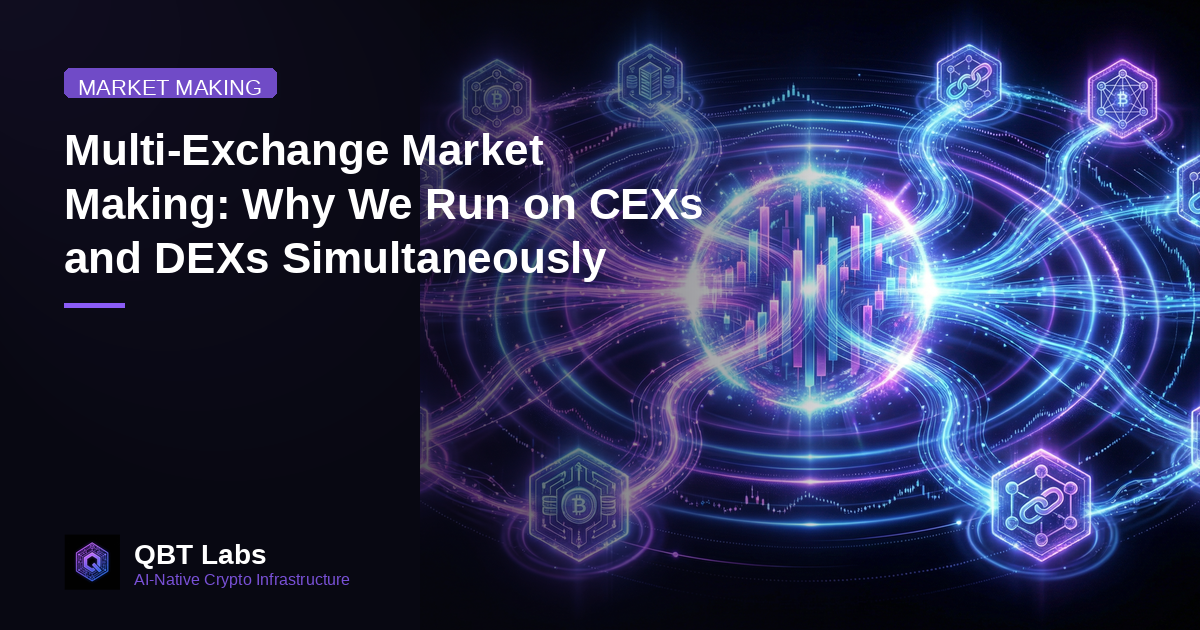 Multi-Exchange Market Making: Why We Run on CEXs and DEXs Simultaneously